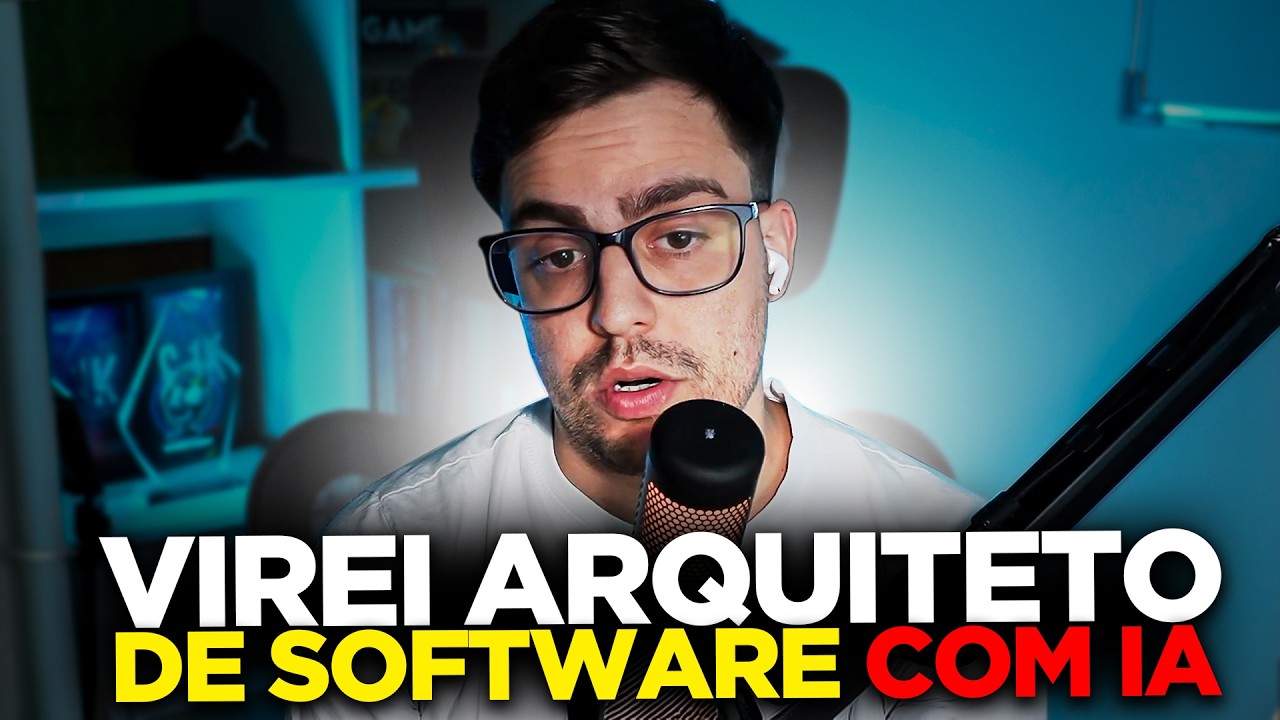 eu virei ARQUITETO DE SOFTWARE com IA