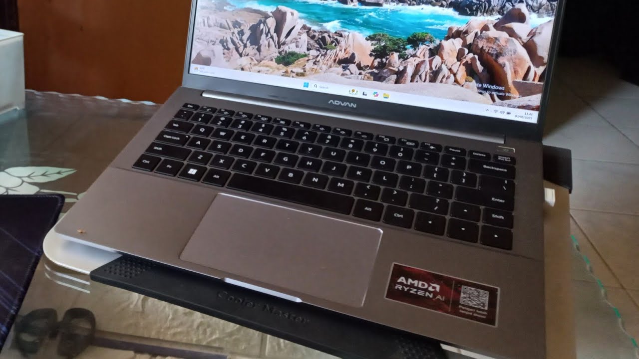 Review Laptop Advan AI Gen, AMD Ryzen 7 8845HS