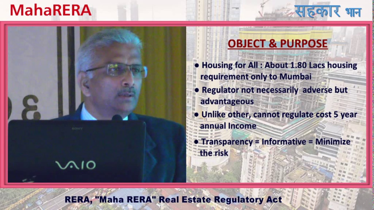 MahaRERA, Ashutosh Kumbhakoni, Advocate General (AG) Maharashtra State