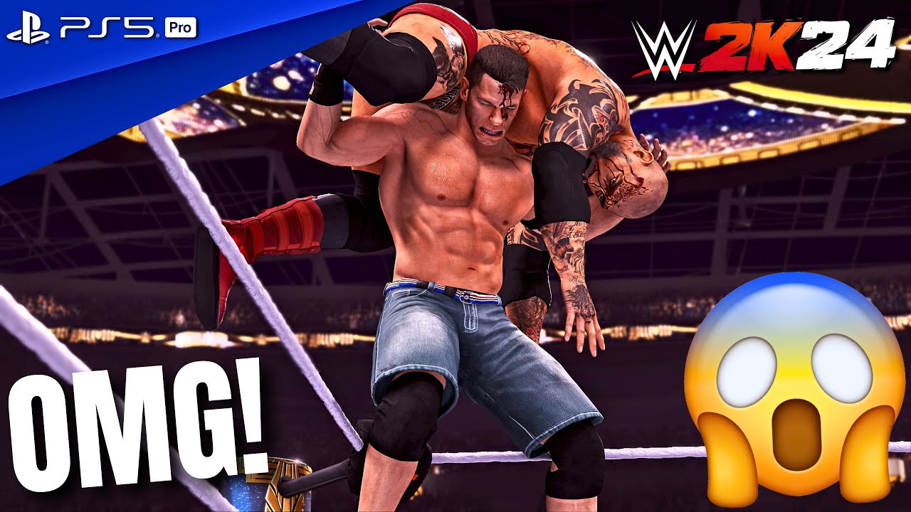 WWE 2K24 - Batista vs. John Cena - WrestleMania 39 Main Event Match | PS5 Pro [4K60]