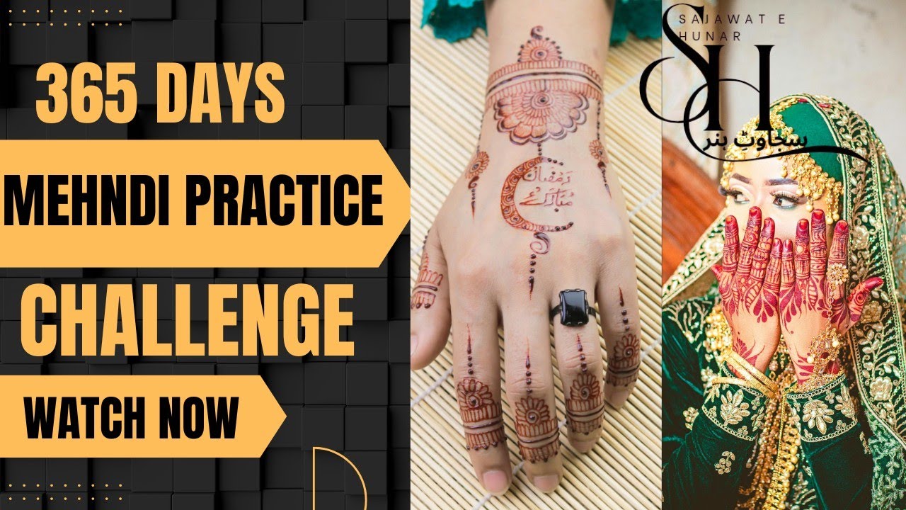 Day 3/365 Mehndi Cone Practice | Basic Lines & Hand Control | Learning Journey