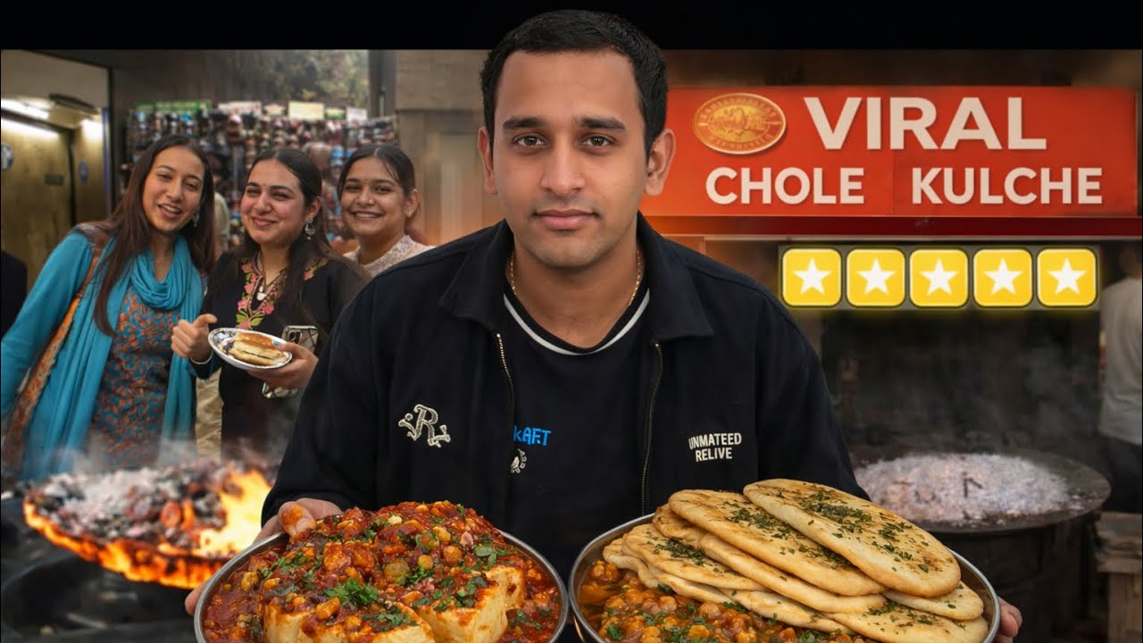 Polle Da Famous Kulcha In JAMMU 😂|| Living Like Kulcha Wala For 24 Hours 