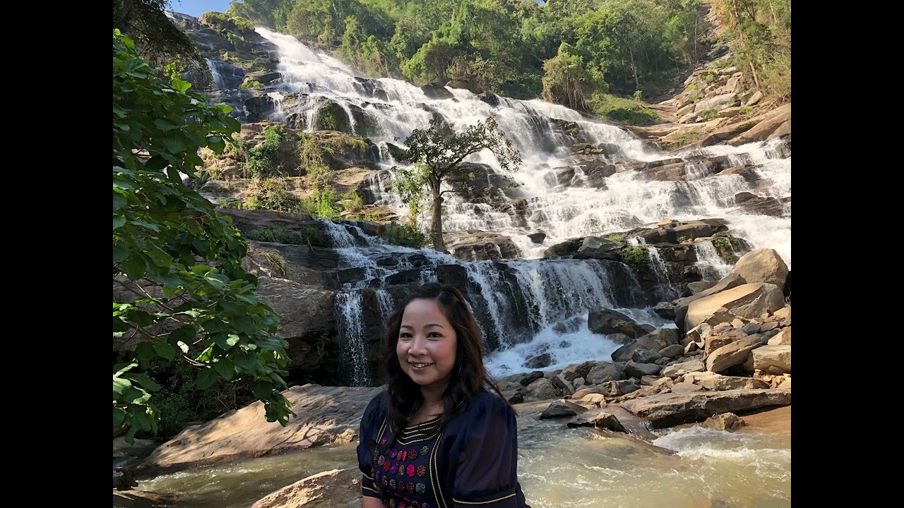 Waterfall in Chiang Mai, Thailand.  Dec 2017