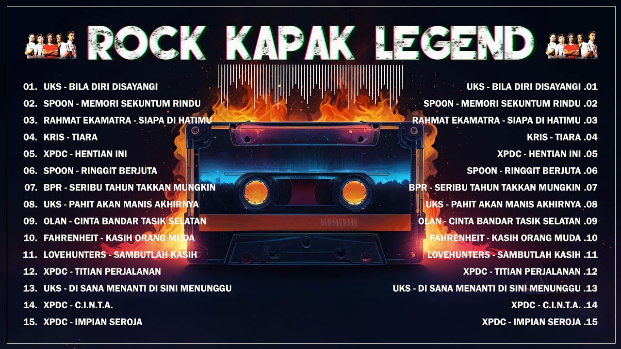 Koleksi Lagu Slow Rock Malaysia 90an Terbaik ❣ Rock Kapak ~ Lagu Hits yang Tak Lapuk Ditelan Zaman