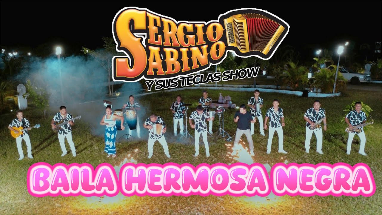 Sergio Sabino y sus teclas show baila hermosa negra video oficial 