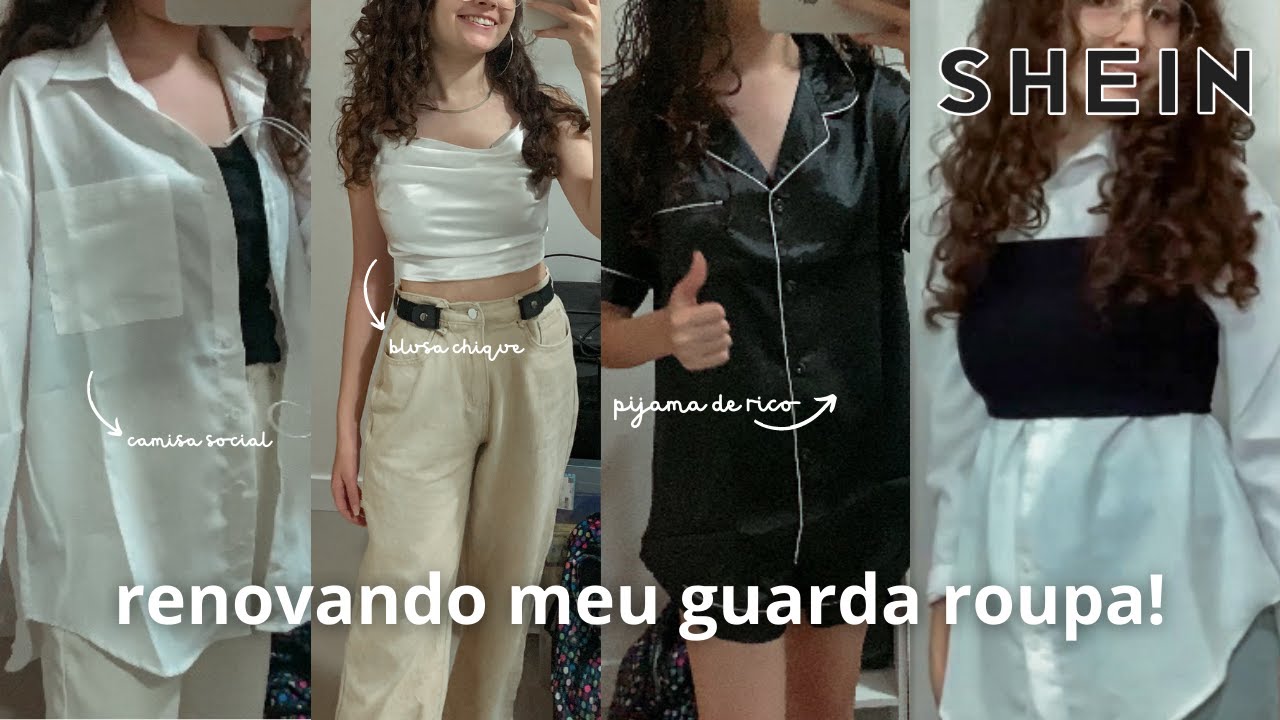 RENOVANDO MEU GUARDA-ROUPA COM A SHEIN | comprinhas na SHEIN (compra + unboxing)