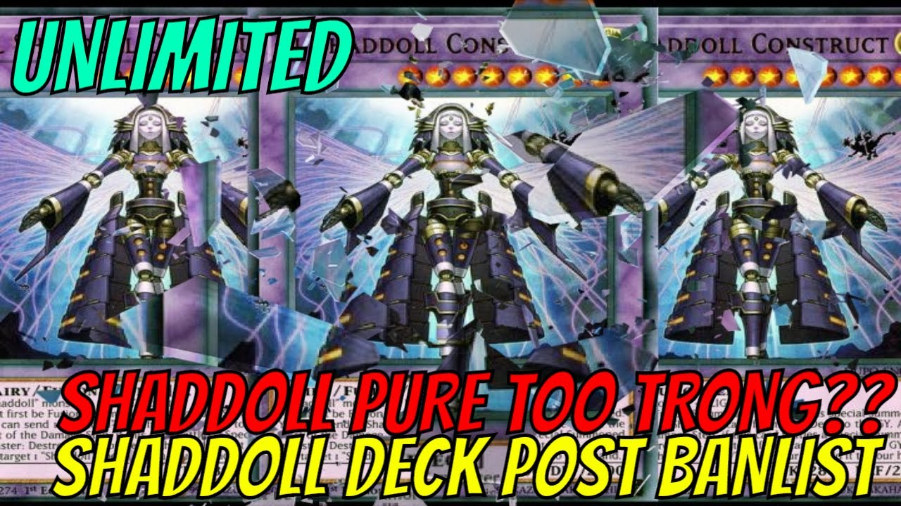 [NEW] SHADDOLL PURE DECK 10/2019 | Post October Banlist | SHADDOLL FULL POWER!!