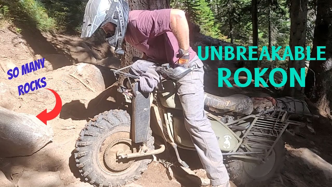 Подъем по самому сложному одноколейному маршруту PNW на Rokon 2X2 (Gold Creek Lodge)