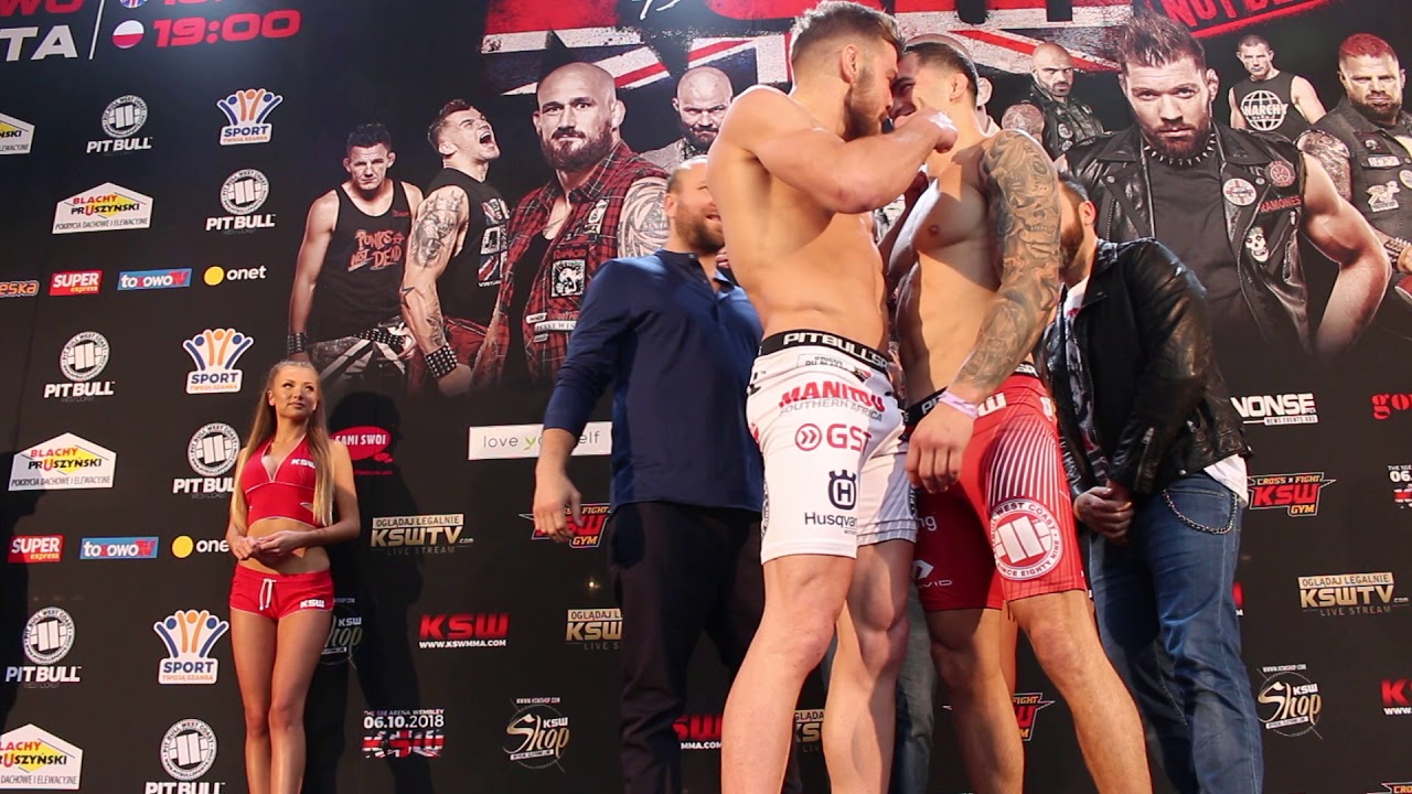 KSW 45: dricus vs  soldic weigh-in