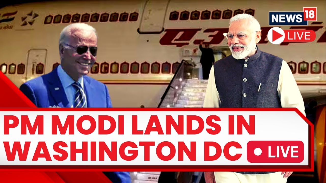PM Modi US Visit LIVE | PM Modi Departs For Washington DC To Meet Joe Biden | PM Modi LIVE | News18