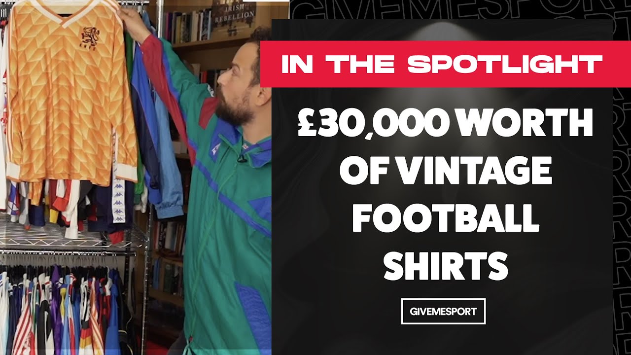 &pound;30,000 Worth Of Vintage Football Shirts