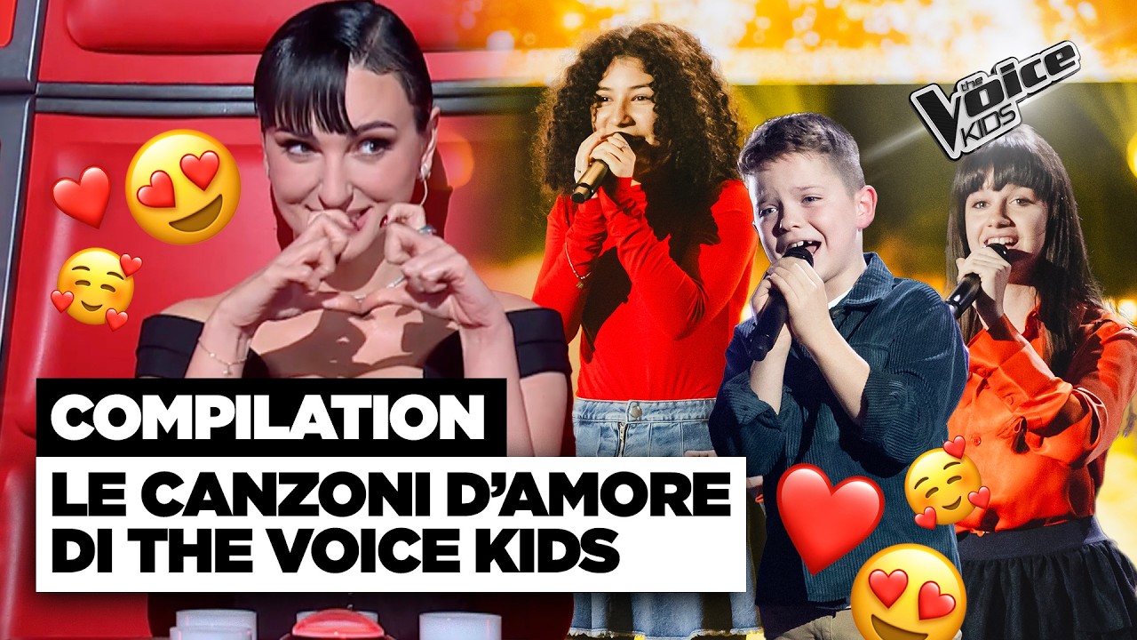 Le CANZONI D'AMORE di The Voice Kids 😍