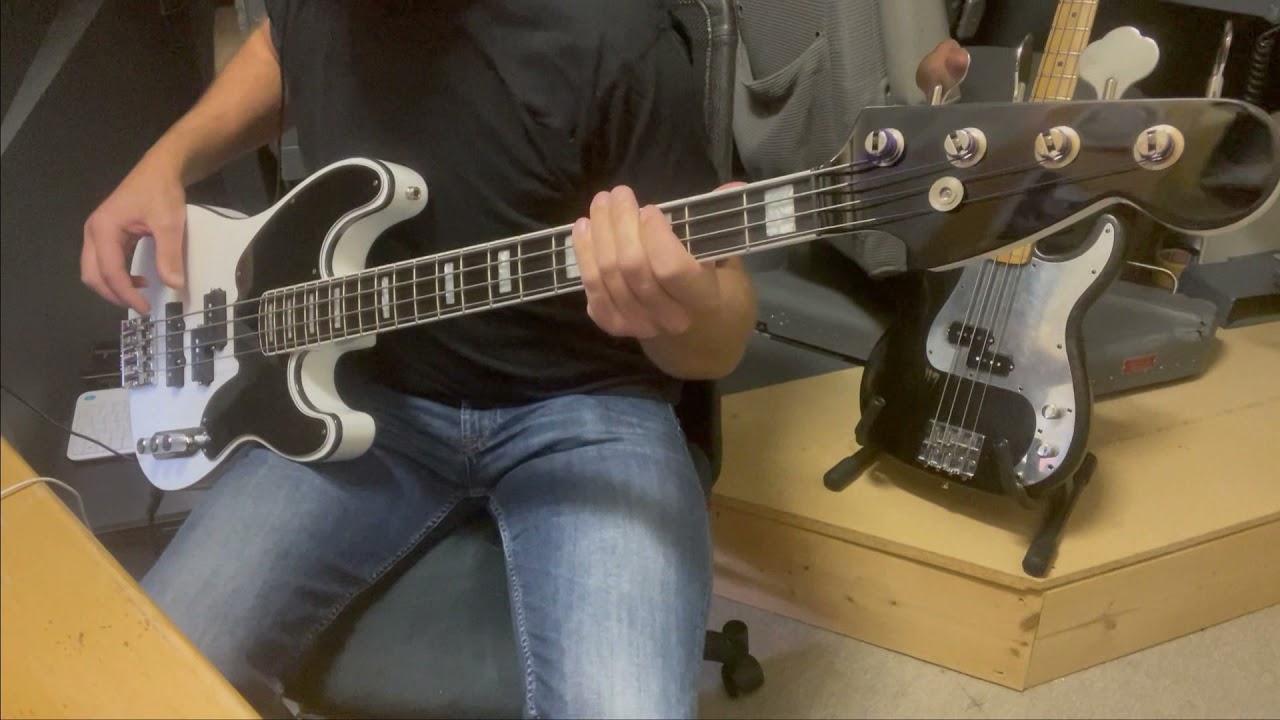 Deep Purple Burn Bass Cover
