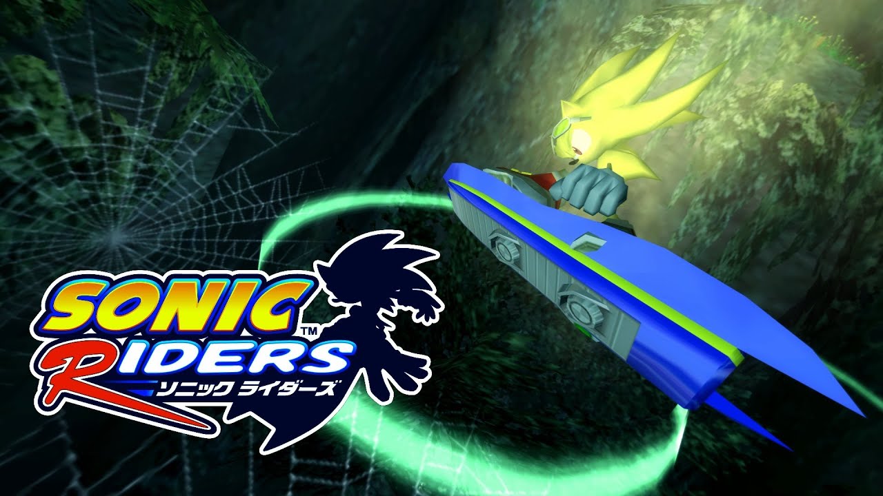 Sonic Riders - Green Cave - Super Sonic [REAL Full HD, широкоэкранный] 60 FPS