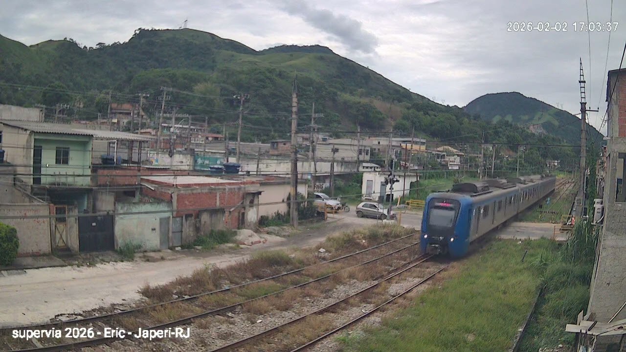 Tardezinha na cancela de Japeri segunda feira 02/02/26 Sanfona do ramal Paracambi subindo 