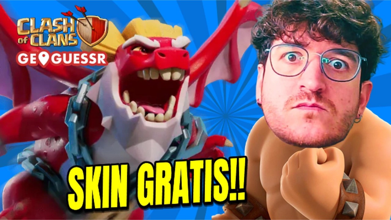 😱 Consigo una SKIN GRATIS en GEOGUESSR en colaboración con CLASH OF CLANS
