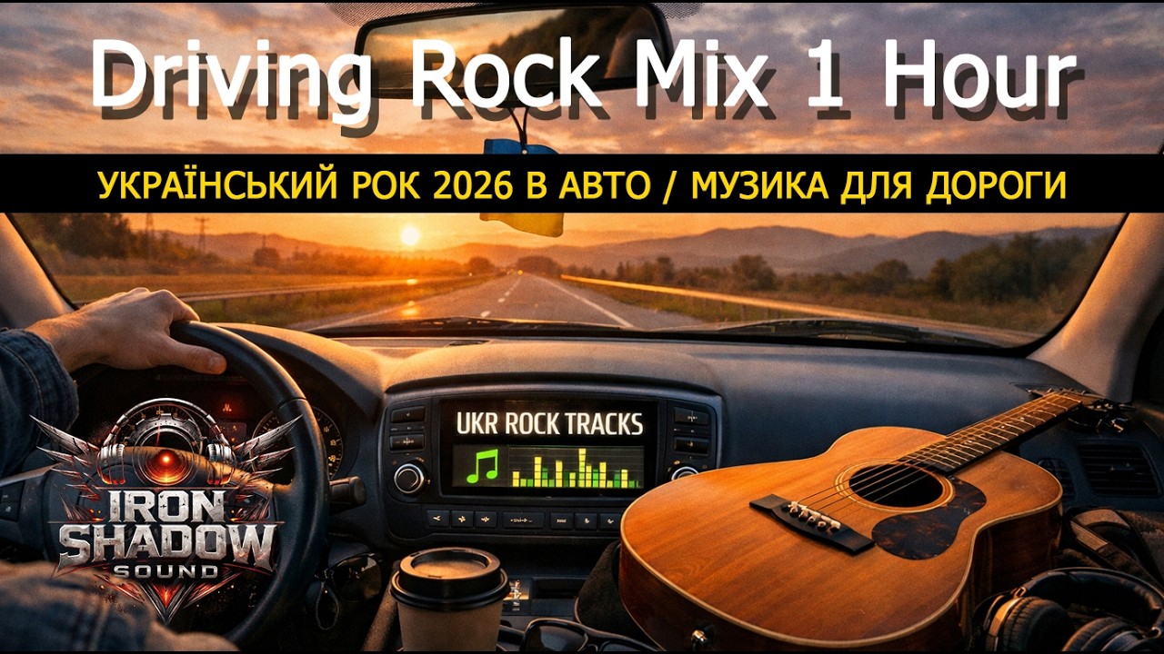 Український РОК 2026 в АВТО🚗 | Driving Rock Mix 1 Hour | Музика для Дороги