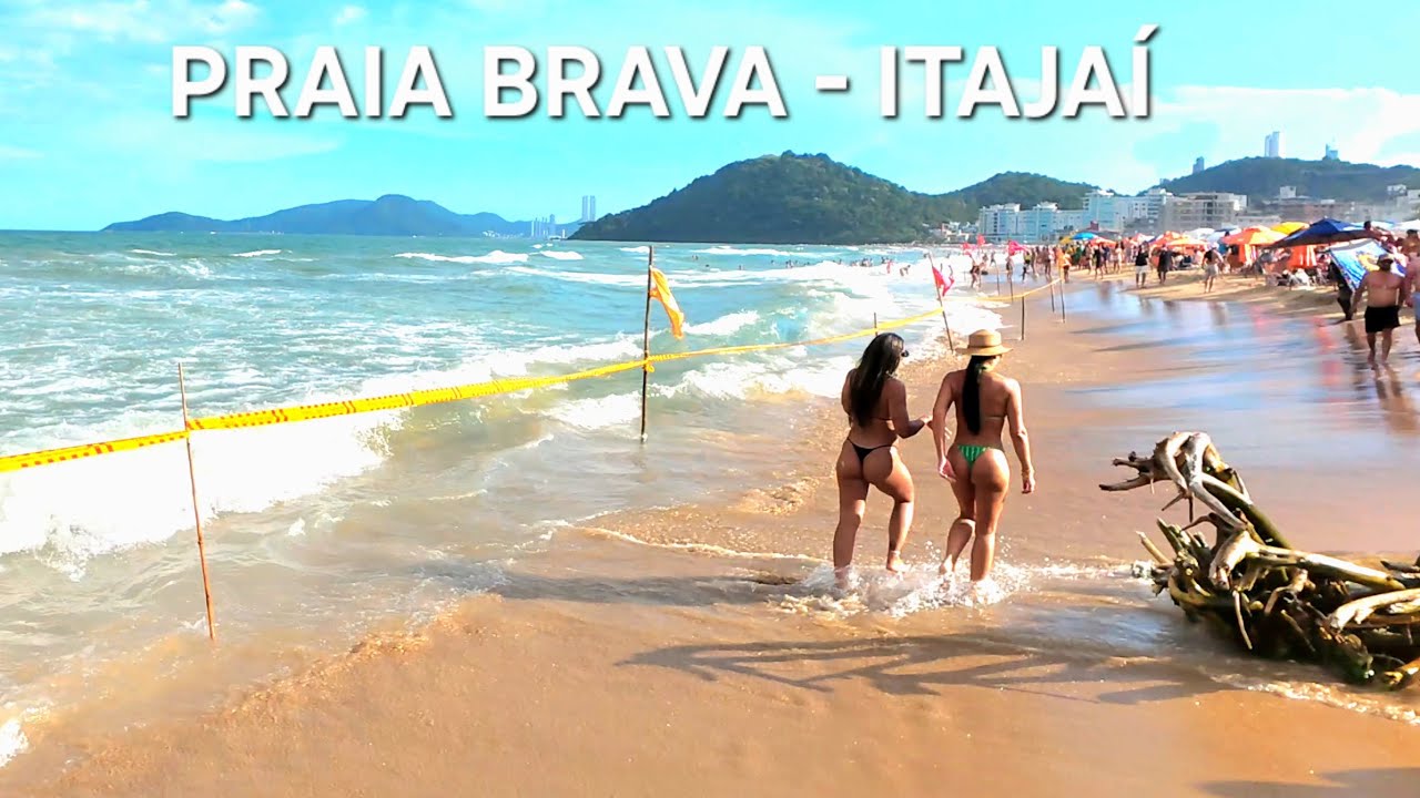 UMA VOLTA PELA MELHOR PRAIA DE SANTA CATARINA? PRAIA BRAVA ITAJAÍ - SC 04/01/2025