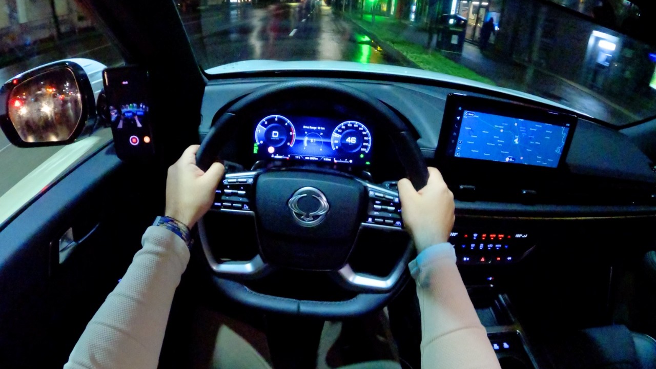 KGM Rexton 2025 (Black Edition 4WD) Night POV Test Drive
