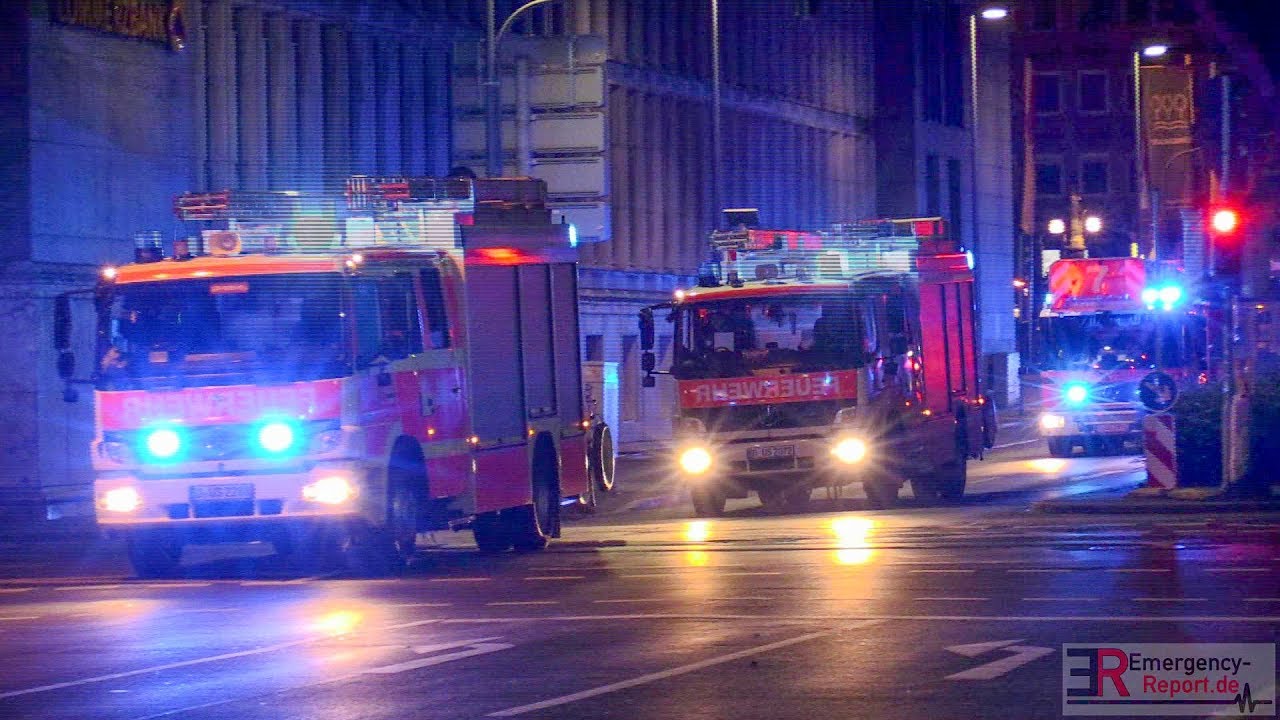 [U-BAHN-BRAND MIT MENSCHENRETTUNG] - Einsatzübung der Feuerwehr Düsseldorf -