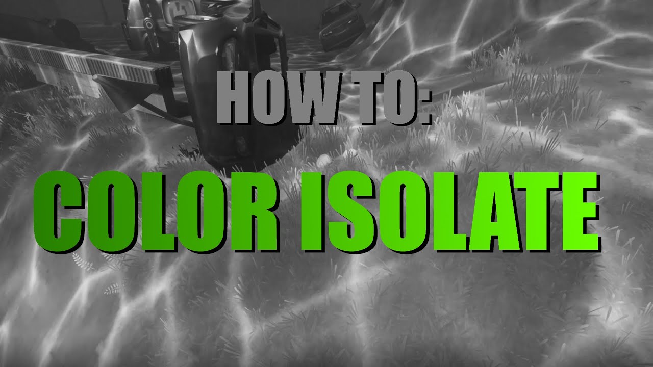Vegas Pro 16: Color Isolation! (How to Isolate Color) *Tutorial*