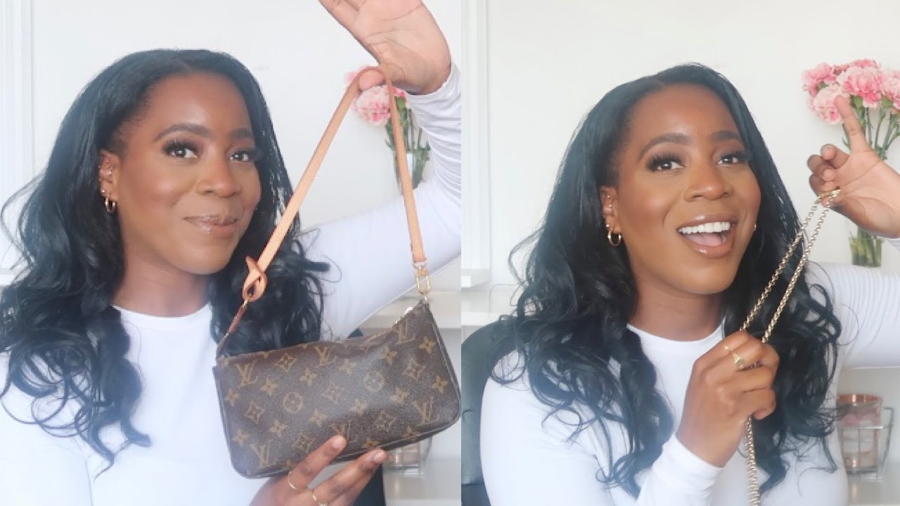 Louis Vuitton Pocehtte Accessories: How to Wear Bag + Strap Options! Worth ur Money? | HeyItsMarsha