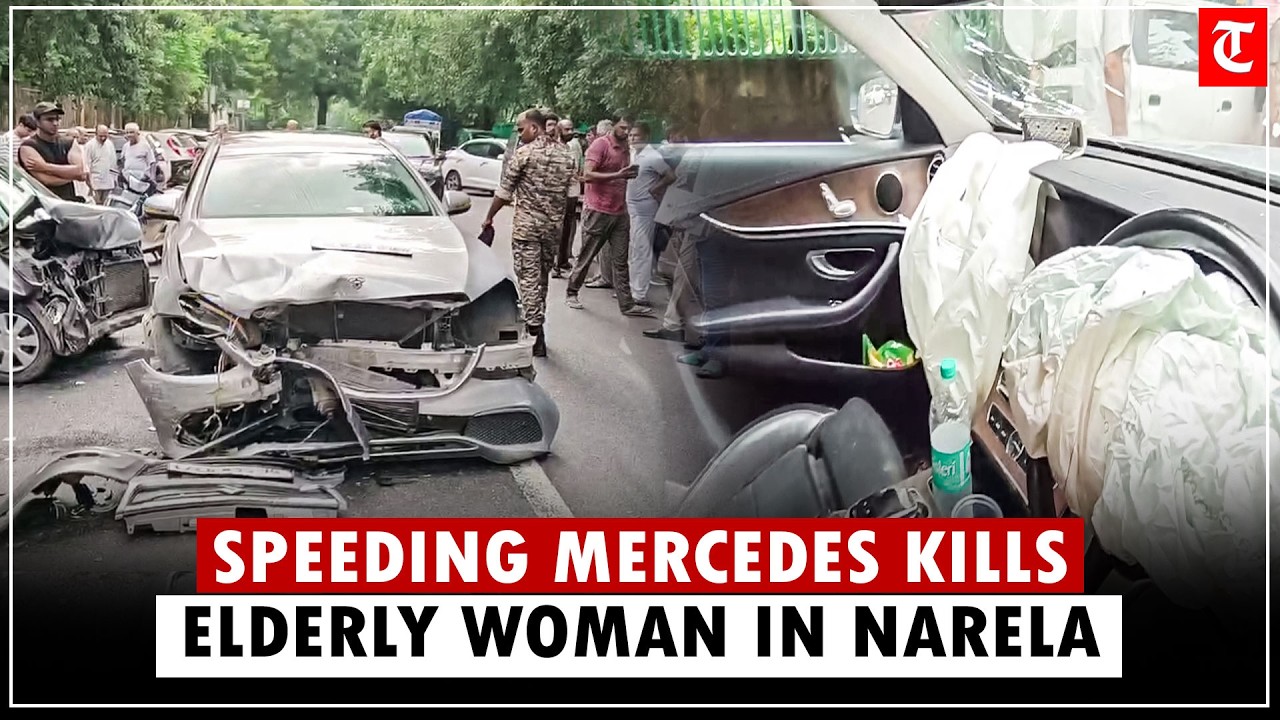 Speeding Mercedes Hits Elderly Woman in Narela, Delhi; Victim Dies in Road Accident