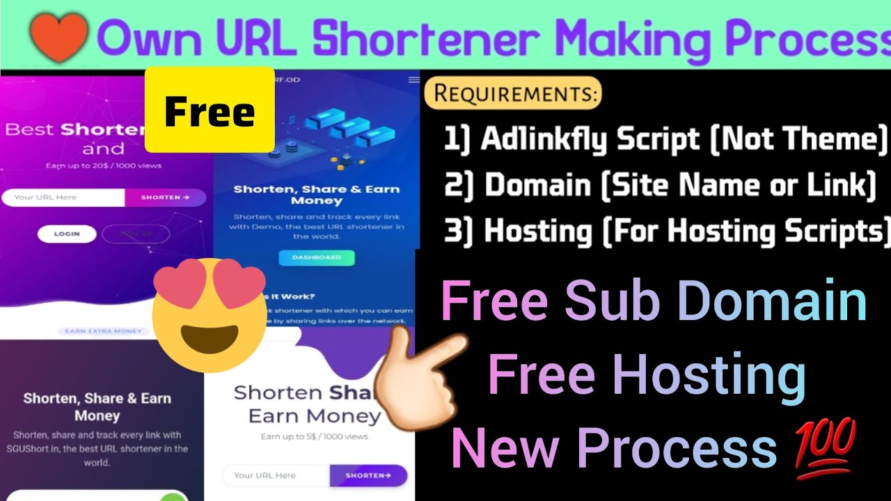 ⚡️😍 How to Make Own Url Shortener like Shrinkearn, adfly, shrinkme etc. by Adlinkfly Script Free 💯