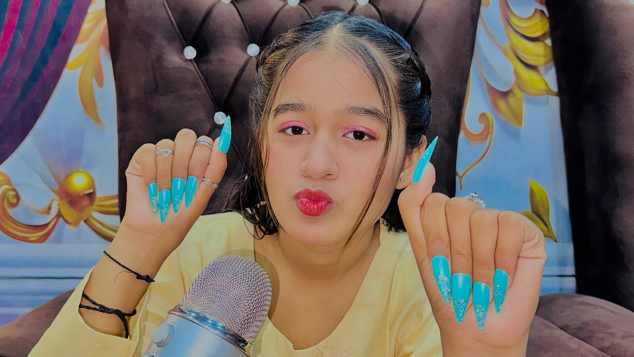 Relaxing ASMR With Long Nails 💅 | Gentle Tapping & Scratching Sounds | Stress Relief