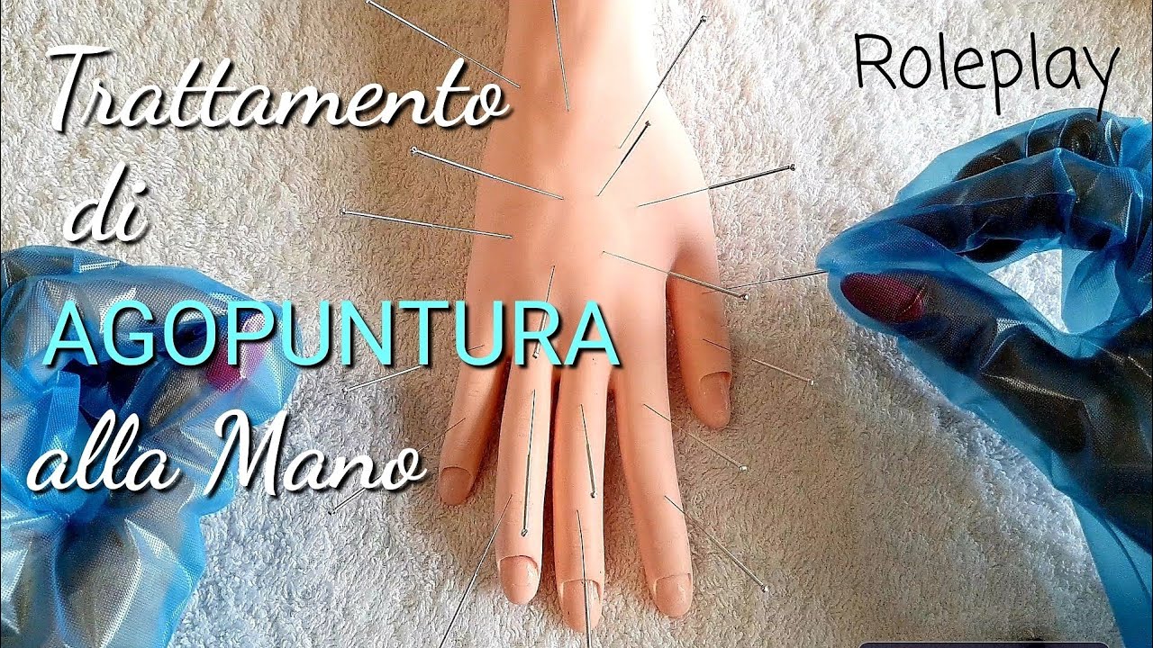 ASMR- Roleplay  TRATTAMENTO con AGOPUNTURA -