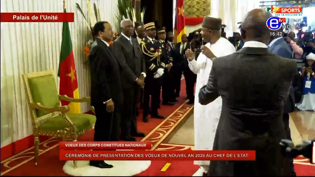 CÉRÉMONIE DE PRÉSENTATION DES VOEUX DE NOUVEL AN 2026 AU  LA PRC PAUL BIYA DU JEUDI 08 JANVIER 2026