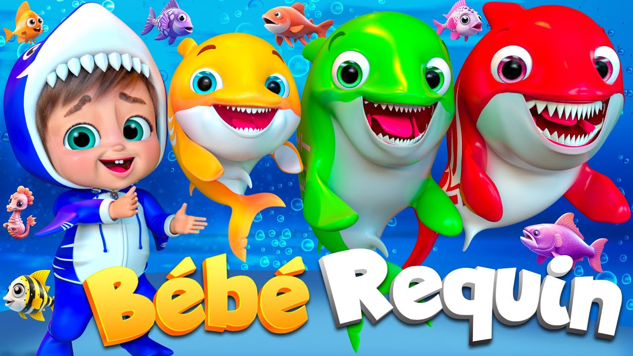 La danse de Bébé Requin | Comptines Et Chansons | À Bébé Chanson @SuperLucaLEFrancais