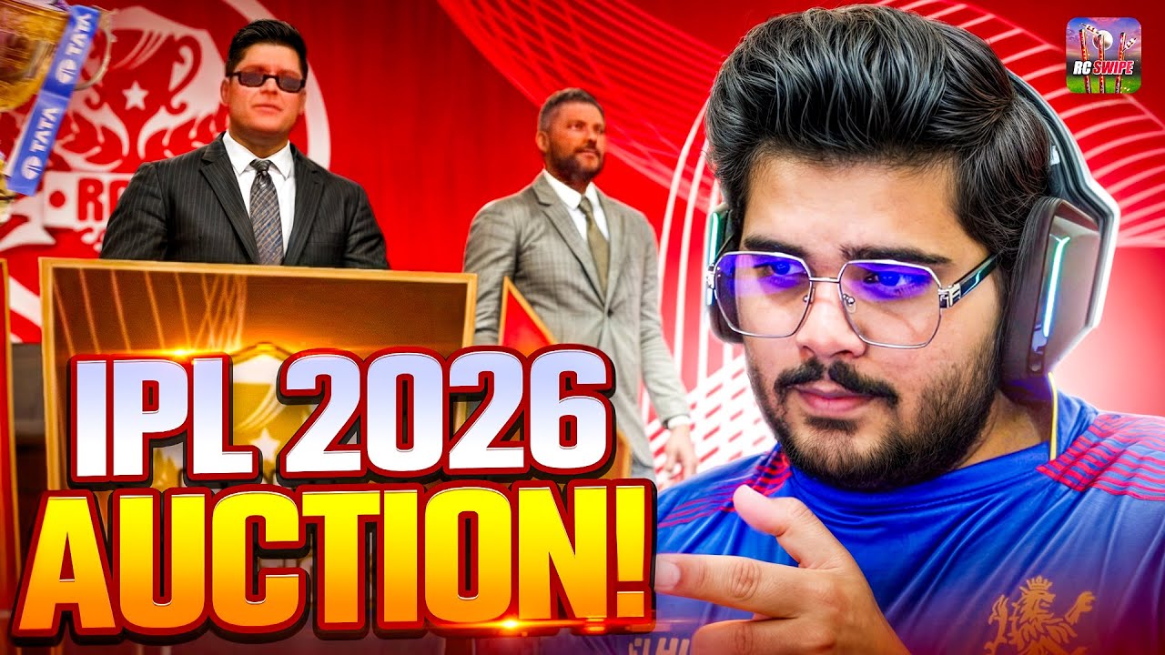 LIVE IPL 2026 Auction! 😱 RCPL Premium Tournament Gameplay in Real Cricket Swipe