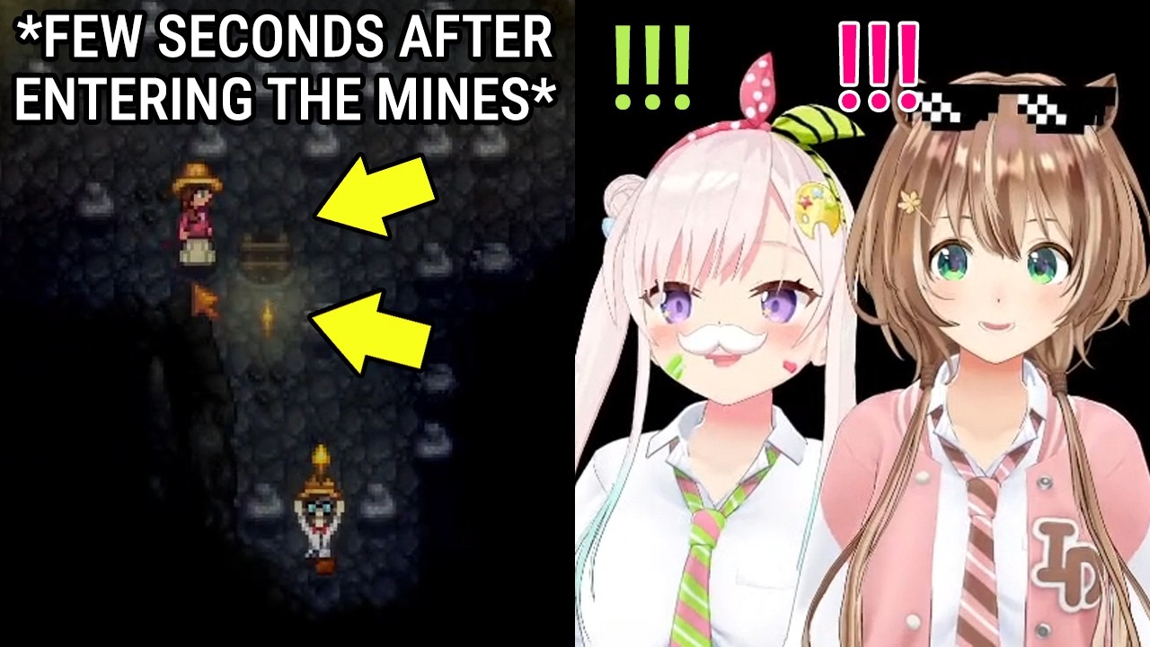 When Good Fortune Accompanies Risu and Iofi's Trip to the Mines | AREA 15 | hololive Indonesia