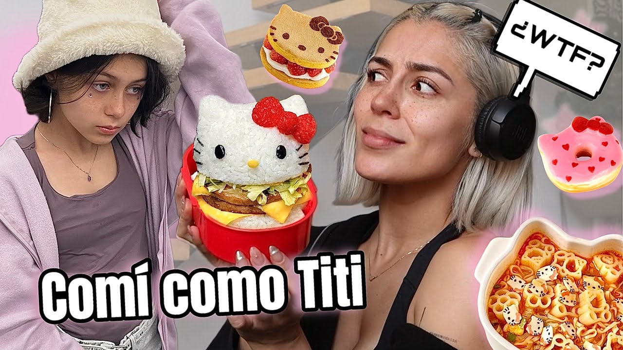 Un día COMIENDO como MI HIJA de 11 años 🤯