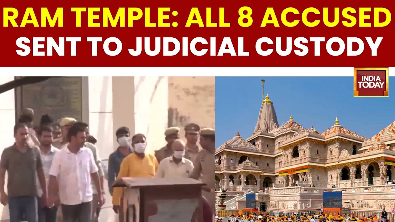 Ram Mandir Donation Case: 8 Accused Remanded to Judicial Custody Till June 29 | Ayodhya | UP