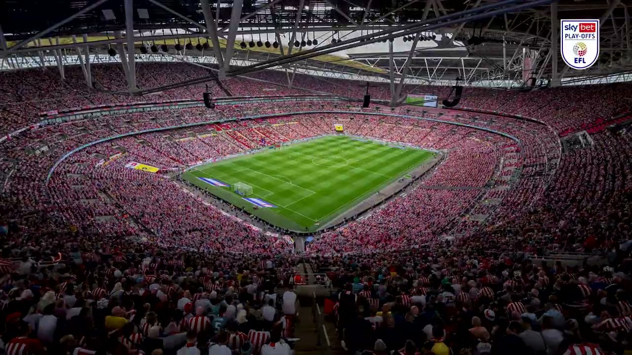 The Sky Bet Championship Play-Off Final in 65 seconds! | Wembley Stadium Timelapse 🎥 #EFLPlayOffs