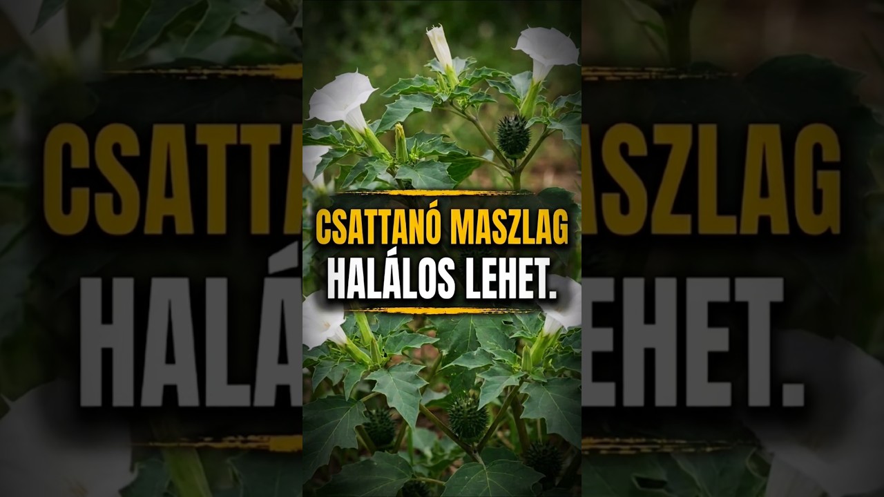 A Csattan&oacute; Maszlag Hal&aacute;losan M&eacute;rgező n&ouml;v&eacute;ny!