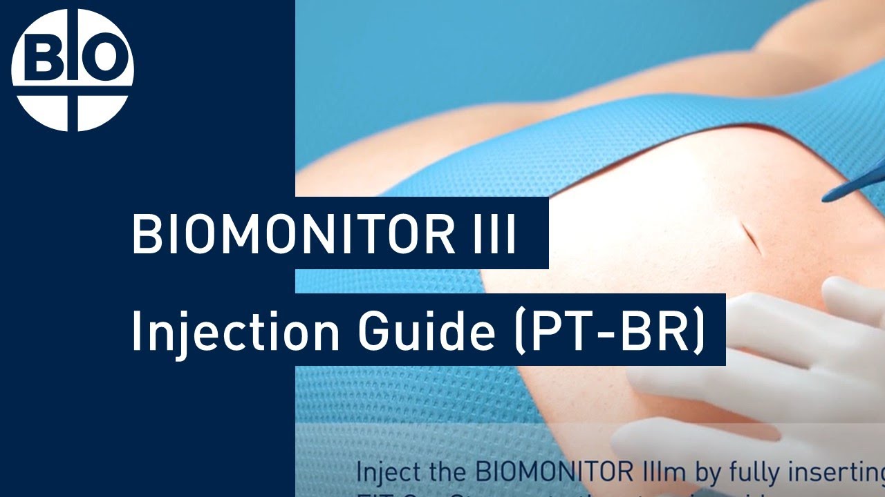 BIOMONITOR III: Injection Procedure Animated Guide (PT/BR version)