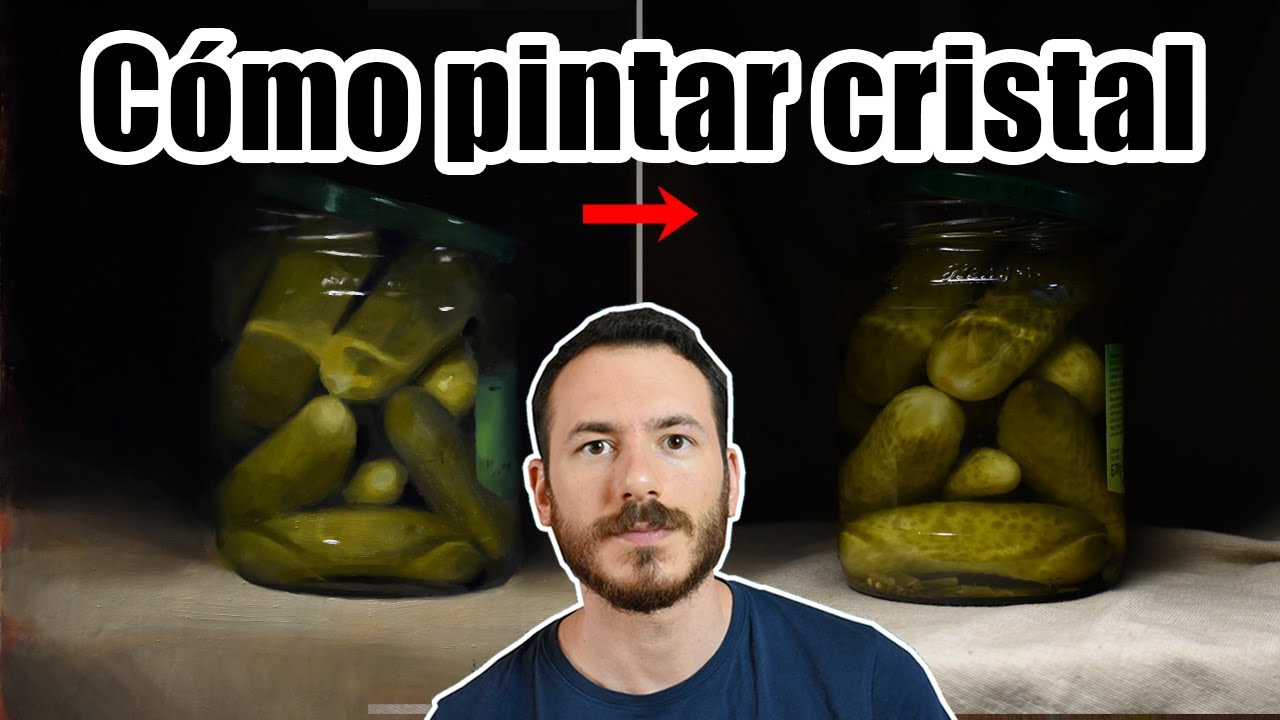 C&Oacute;MO PINTAR TRANSPARENCIAS O VIDRIO || Ejercicio de pintura al &oacute;leo