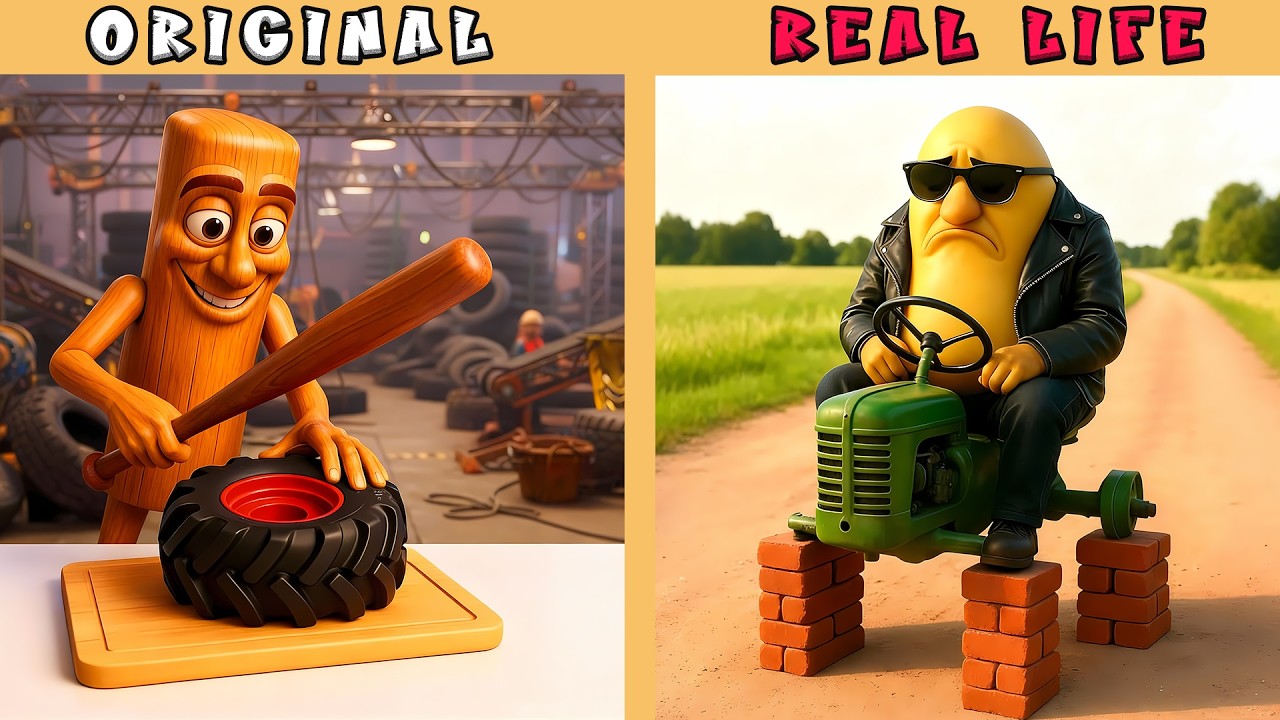 Tung Tung Tung Sahur Mukbang giant cake! | Brainrot Original vs Real life | Brainrot Animation