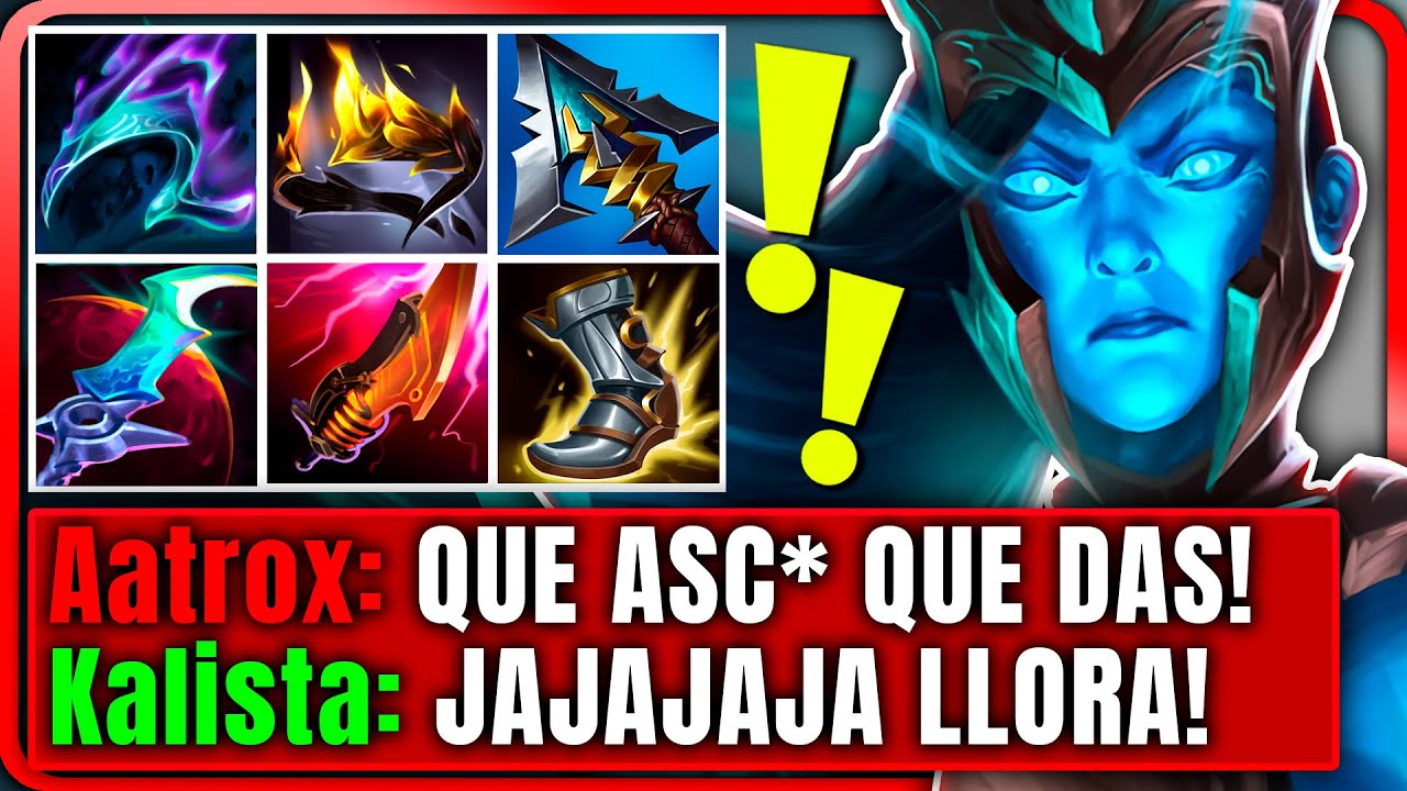 🤮¡EL HORROR DE LA TOPLANE! DESCUBRE la ESTRATEGIA MÁS ASQUEROSA de KALISTA que ONE SHOTEA con 1Q!