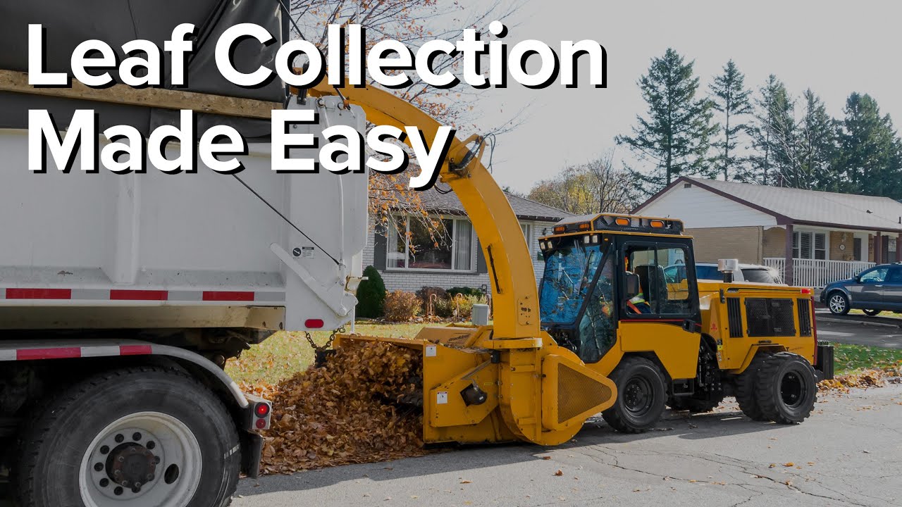 Revolutionize Leaf Cleanup with the Trackless Leaf Loader!