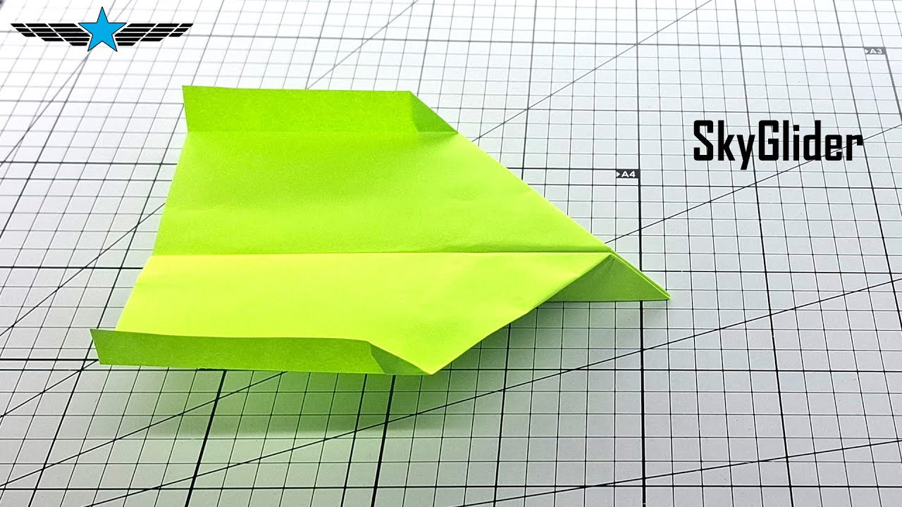 Jak zrobić SkyGlider-długo latający papierowy samolot origami