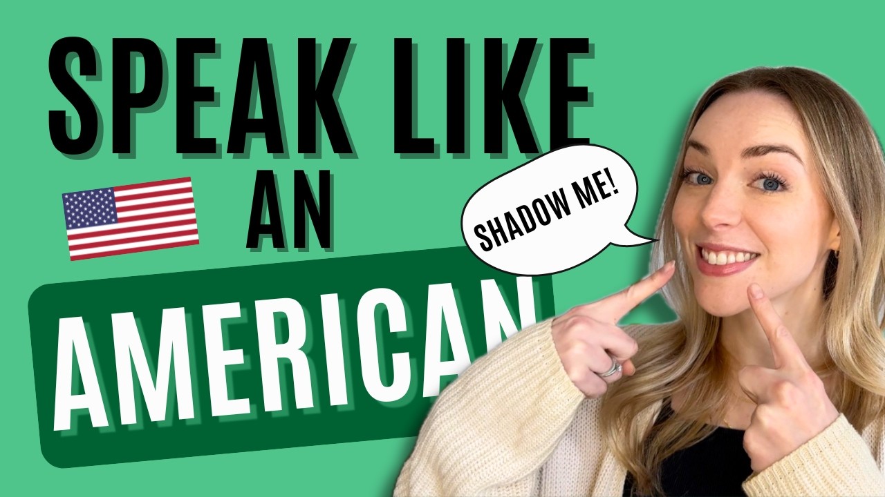 10 Minutes of American English Shadowing Practice (Part 1!)