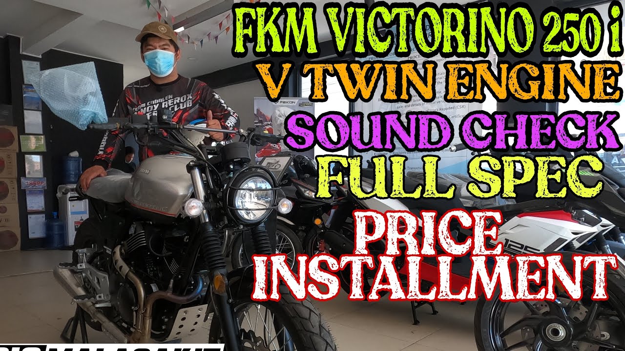 FKM VICTORINO | 250cc V-Twin Engine | Tunog Big Bike | Price and Specs | FEKON