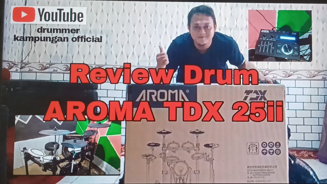 DRUM AROMA (DTX 25ii) Review Open Boxing dan Ulik2 Modul