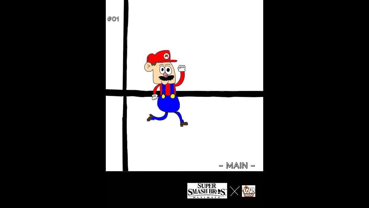 SSBU: Mario x The Loud House Speed Paint (LONG OVERDUE)