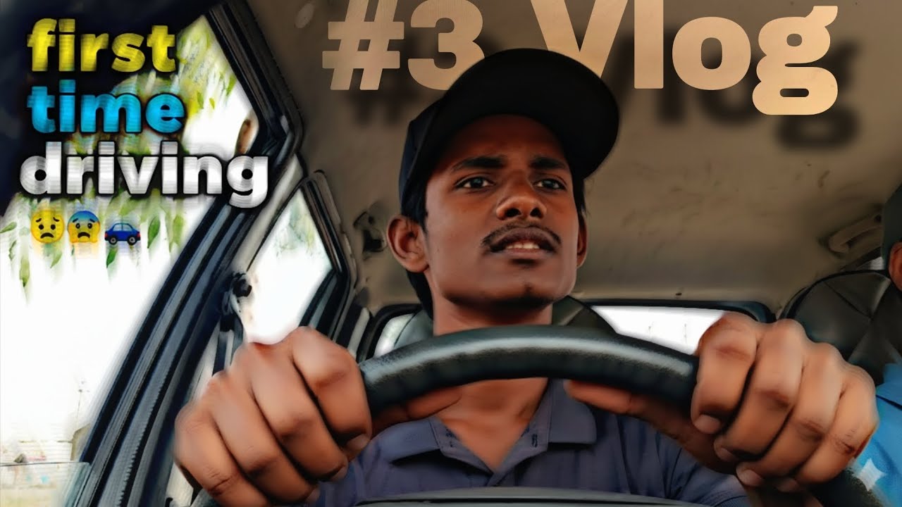 First Time driving 😨| yah kya ho gaya🥲| #3 Vlog