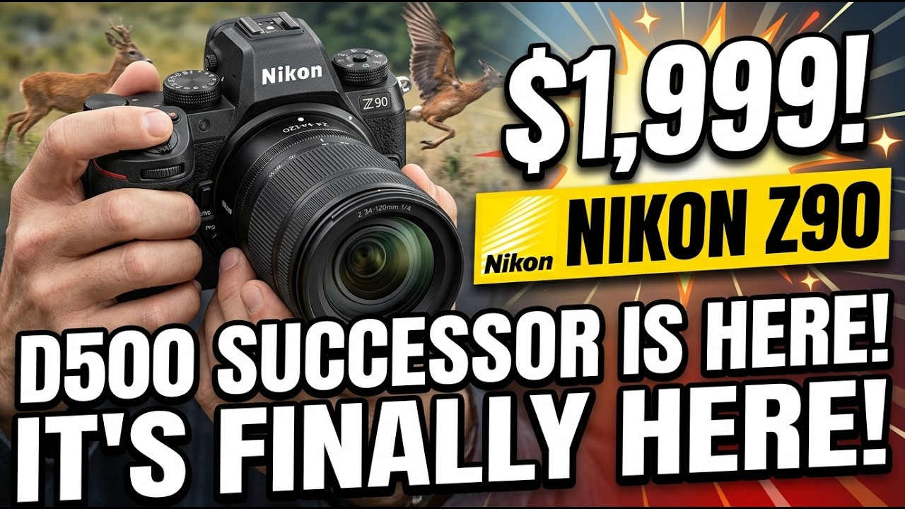 The $1,999 Nikon D500 Successor We&rsquo;ve Been Waiting For! (Nikon Z90)
